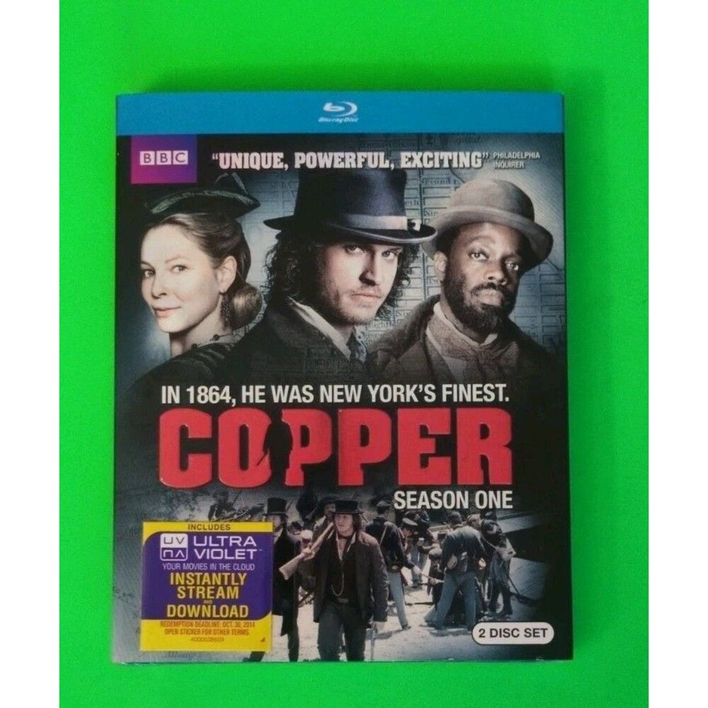 Copper: Season One Blu-ray Disc, 2012, 2-Disc Set – New Sealed